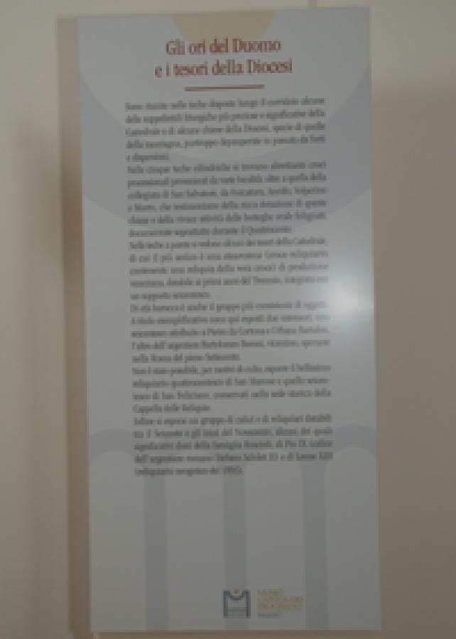 Sala espositiva descizione